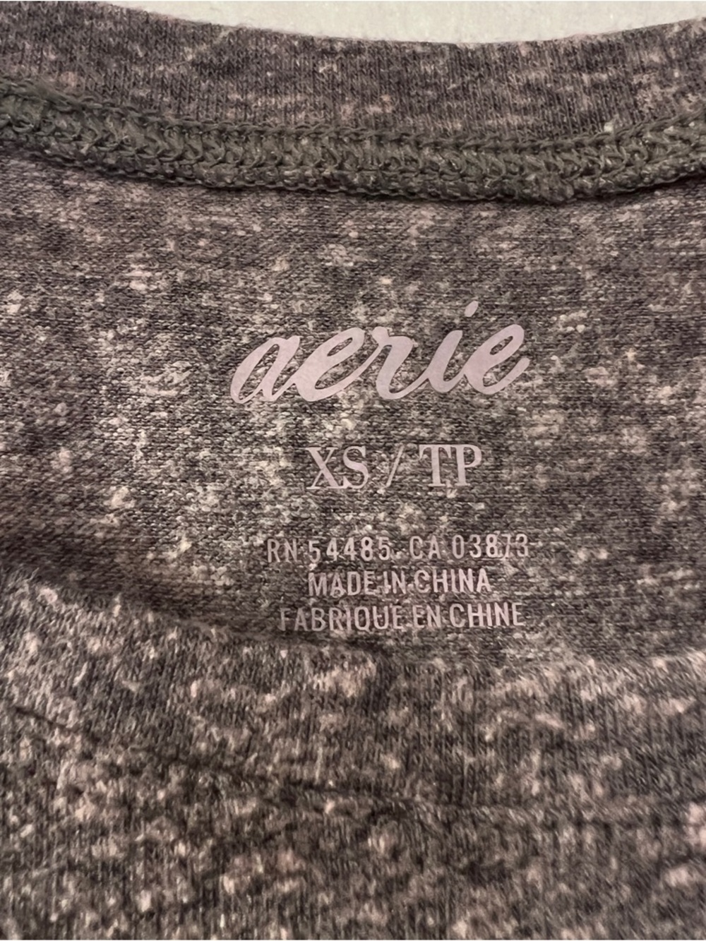 Aerie Gray casual Sleeveless Wrap Mini Dress minimalist - Picture 3 of 9